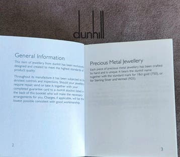Alfred Dunhill - Centenary Presentation Box / Facet