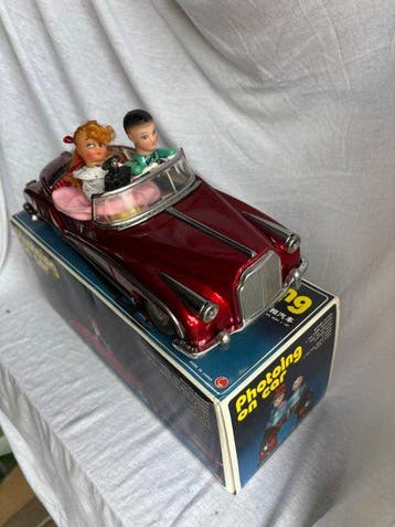 Photoing on Car - Blikken speelgoed - Zeldzame vintage
