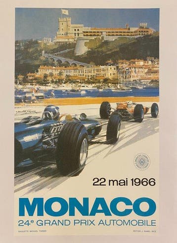Michael Turner - MONACO 24° Gran Prix Automobile - (linen