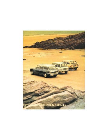 1974 CITROEN BREAKS PROGRAMMA BROCHURE NEDERLANDS, Ophalen of Verzenden