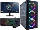 Complete Ryzen 5 Budget Game PC Setup met 24 Gaming Moni..., Computers en Software, Desktop Pc's, Ophalen of Verzenden, Nieuw