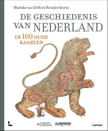 De geschiedenis van Nederland in 100 oude kaarten, Verzenden, Zo goed als nieuw, Marieke Van Delft