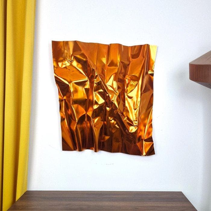 José Soler Art - Steel Silk. Orange- XL, Antiquités & Art, Art | Objets design