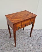Coiffeuse tafel - Gefineerd in Parquetry met Bois de Rose -, Antiek en Kunst