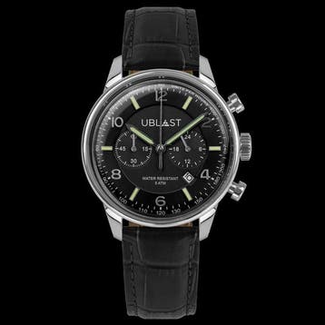Ublast - Elegant Chronograph - Zonder minimumprijs - REF., Handtassen en Accessoires, Horloges | Heren, Nieuw