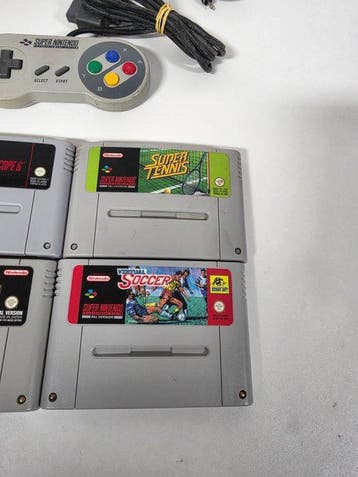 Nintendo - Snes - Super Nintendo & 7 Games & 2 Controllers -, Nieuw
