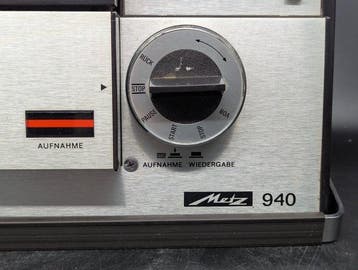 Metz - 940 – Magnétophone à bobines vintage Bobine à bobine