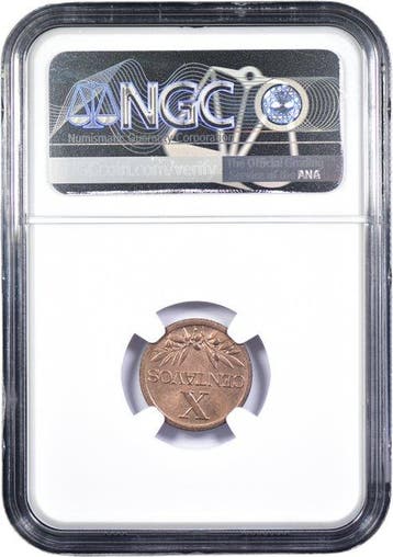 Portugal. Republic. X Centavos 1952 - NGC - MS 64 - Escassa