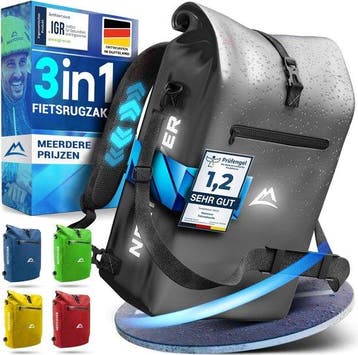 2dekans | NEXTCOVER® NIEUW 3-in-1 fietstas voor bagagedrager, Ophalen of Verzenden, Nieuw