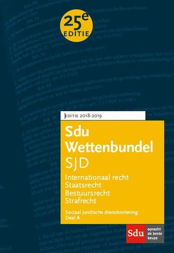 Sdu Wettenbundel (set 2 ex) / Sociaal Juridische, Verzenden