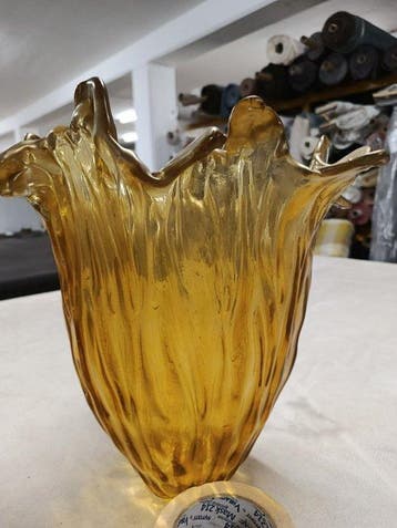 Stupendo vaso in vetro pesante - Vase - Verre - De classe