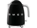 SMEG -  Waterkoker 50s Style Collection  - Zwart, 1 tot 2 liter, Verzenden, Nieuw