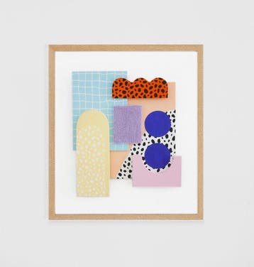 joana pita - Reliëf, Chewing Gum Mini I - 27 cm - MDF - 2023