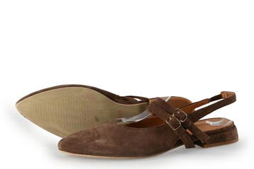 Manfield Slingbacks in maat 39 Bruin, Vêtements | Femmes, Verzenden