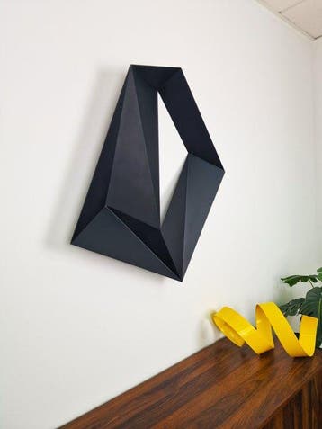 José Soler Art - Steel Puzzle. Black, Antiek en Kunst