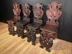 Stoel (4) - Hout - Antieke Renaissance-stoelen, Antiek en Kunst