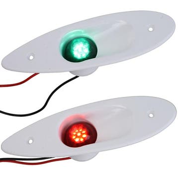 Boordlicht LED Set 195mm Inbouw Tot 12m Wit, Sports nautiques & Bateaux, Instruments de navigation & Électronique maritime, Ophalen of Verzenden