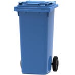 Rolcontainer | Kunststof | Blauw | 120L | Klapdeksel |, Verzenden, Nieuw in verpakking