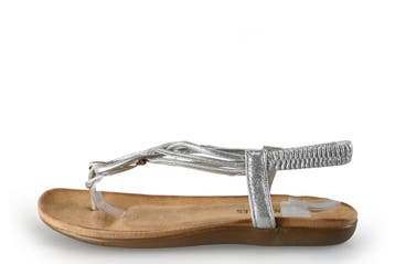 Italianstyles Sandalen in maat 38 Zilver, Kleding | Dames, Overige kleuren, Verzenden, Italianstyles, Sandalen of Muiltjes