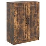 vidaXL Dressoir Gerookt eiken 66 x 34,5 x 87 cm Bewerkt hout, Huis en Inrichting, Kasten | Dressoirs, Verzenden, Nieuw