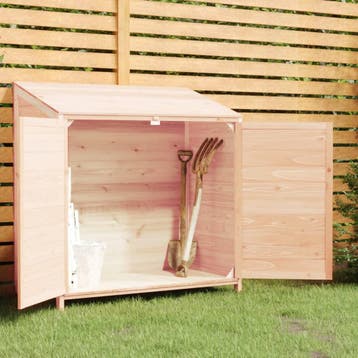vidaXL Tuinschuur 102x52x112 cm massief vurenhout, Verzenden