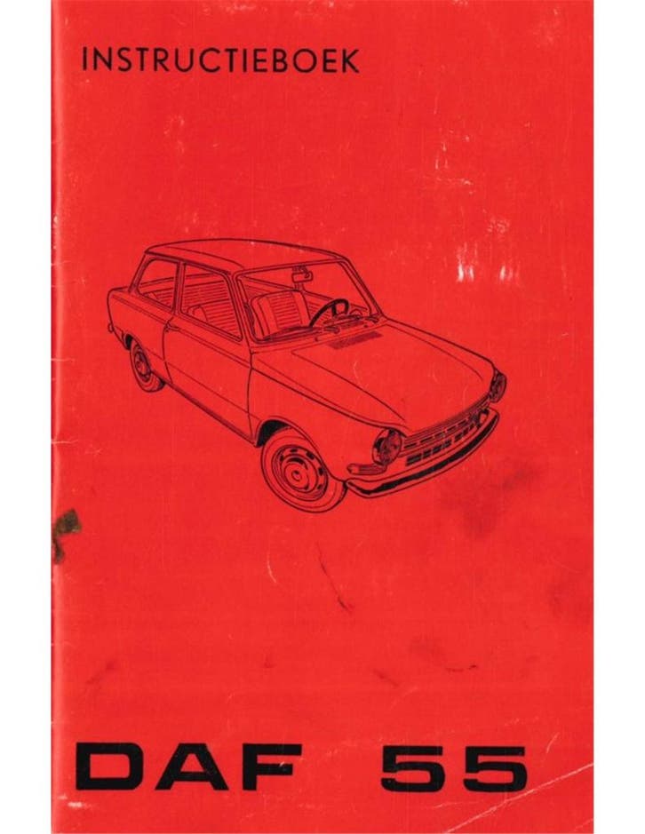 1971 DAF 55 INSTRUCTIEBOEKJE NEDERLANDS, Autos : Divers, Modes d'emploi & Notices d'utilisation