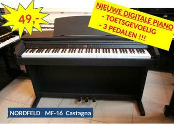 Nieuwe digitale pianos huurkoop 49 eu/maand gratis levering, Verzenden, Piano