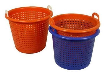 AGF mand, voorraadmand, plastiek mand, vismand, duurzaam, Verzenden