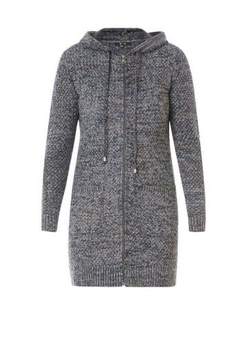 Vest Yesta melee brei capu rits maat 42/44, Verzenden, Nieuw