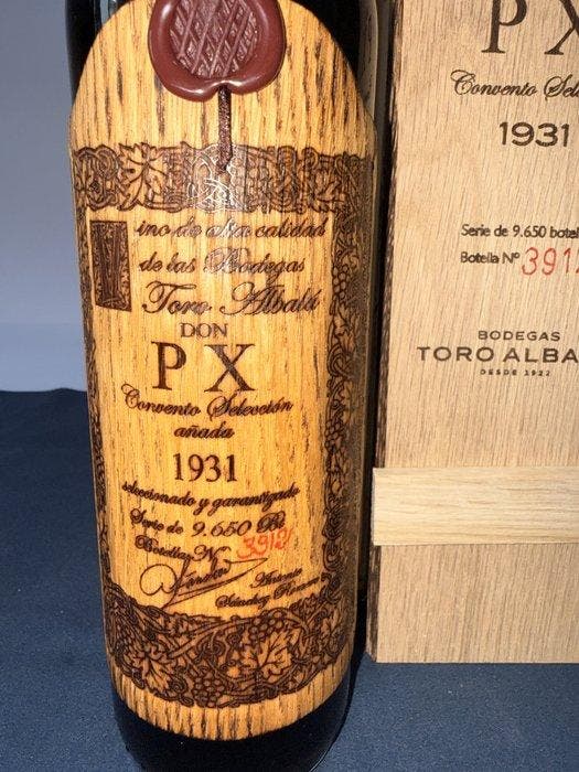 1931 Toro Albalá, Don PX Convento Seleccion -, Collections, Vins