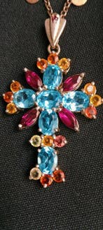 Zonder minimumprijs - Ketting met hanger Zilver - 0.00ct.
