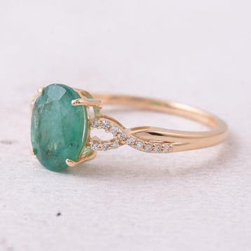 Sans prix de réserve - Bague - 14 carats Or jaune - 1.65ct.