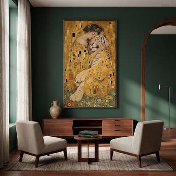 Paneel - GA010 - Decoratief LAbbraccio – Donna e Tigre