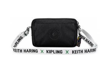 Kipling Schoudertas Zwart, Handtassen en Accessoires, Tassen | Damestassen, Verzenden, Zo goed als nieuw, Zwart