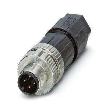 Connecteur Droit M12 4 Broches Avec Ressort À Verrouillage -, Bricolage & Construction, Verzenden