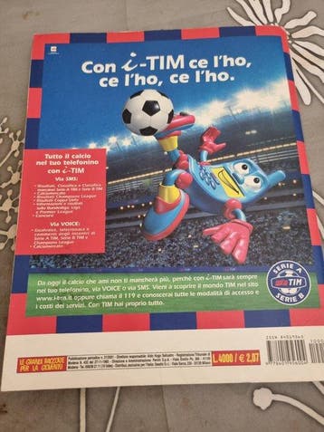 2001/02 Panini Calciatori del piero,vieri Original edition, Nieuw
