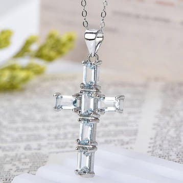 Zonder minimumprijs - Ketting met hanger - 18 karaat Zilver,
