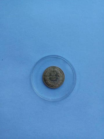Frankrijk. Napoléon III. 10 Francs 1867-BB, Strasbourg
