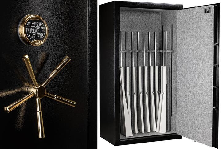 MustangSafes Wapenkluis luxe bekleed en extra ruim MSG 30-7, Huis en Inrichting, Brandblussers en Brandkasten, Brandkast, Nieuw