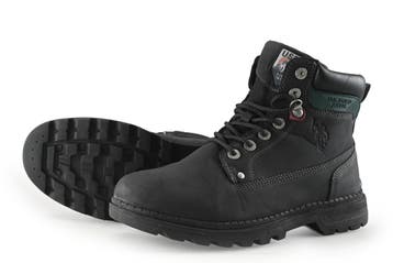 Polo Ralph Lauren Veterboots in maat 42 Zwart, Kleding | Heren, Verzenden, Zwart, Boots, Polo Ralph Lauren