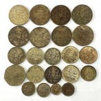 Kenia, Namibië. Lot with 22 nickel brass coins (mixed lot,