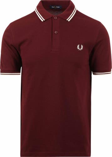 Fred Perry Polo M3600 Bordeaux maat Maat 52/54 (L) Heren, Vêtements | Hommes, Polos, Verzenden