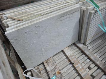 100 stuks Albino Light natuursteen tegels 595 x..., Nieuw