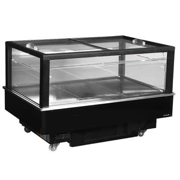 Koel-/Vrieseiland | EIB | 480L | Zwart | -18°C/+5°C |, Verzenden