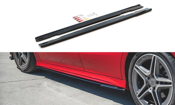 Side Skirts Diffuser voor Mercedes CLA35  AMG /W118 AMG Line, Auto diversen, Tuning en Styling, Ophalen of Verzenden