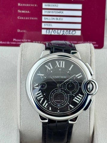 Cartier - Ballon Bleu Automatic Chronograph - 3109 - Homme -, Nieuw