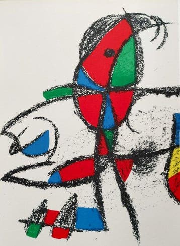Joan Miro (1893-1983) - Litografia Original X. (Miró