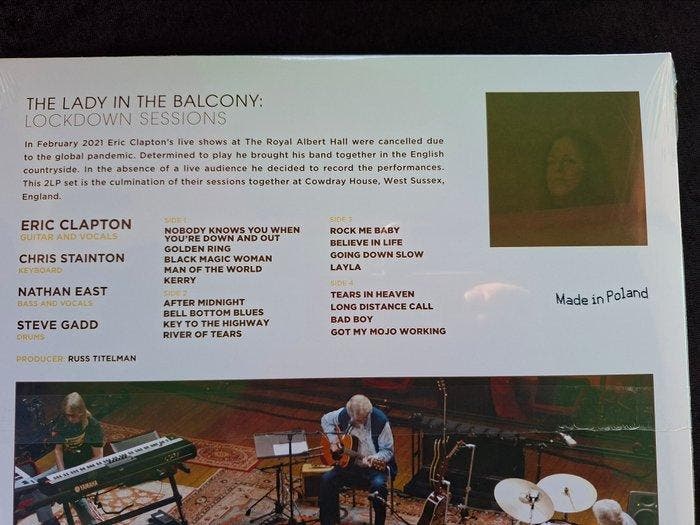 Eric Clapton - The Lady in the Balcony: Lockdown Sessions -, CD & DVD, Vinyles Singles