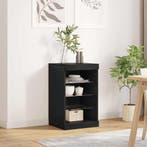 vidaXL Dressoir met LED-verlichting 41x37x67 cm zwart, Verzenden, Nieuw