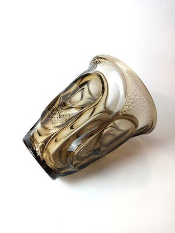 August Walther & Söhne - Vaas - Atlas - Glas, Antiek en Kunst